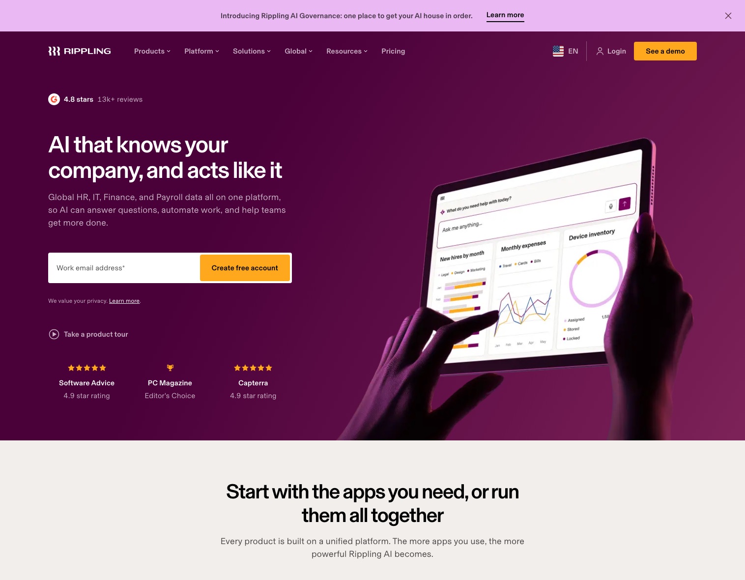 A company website with the Cleanlist panel open